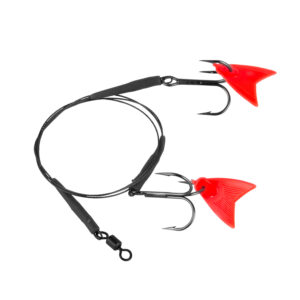 DEADBAIT PIKE TRACE 7X7 (2 TREBLE HOOKS, BARBED)